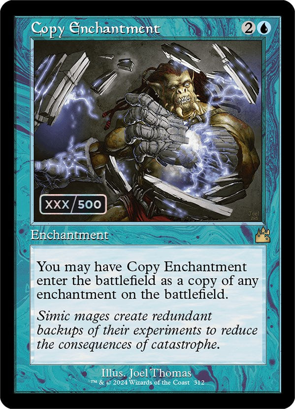 Copy Enchantment (Retro) (Serialized) [Ravnica Remastered] | I Want That Stuff Brandon