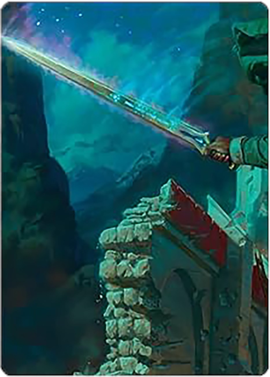 Anduril, Narsil Reforged Art Card [The Lord of the Rings: Tales of Middle-earth Art Series] | I Want That Stuff Brandon