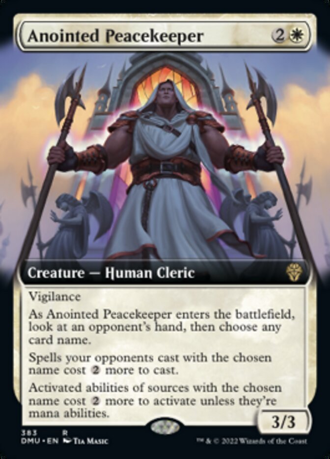 Anointed Peacekeeper (Extended Art) [Dominaria United] | I Want That Stuff Brandon