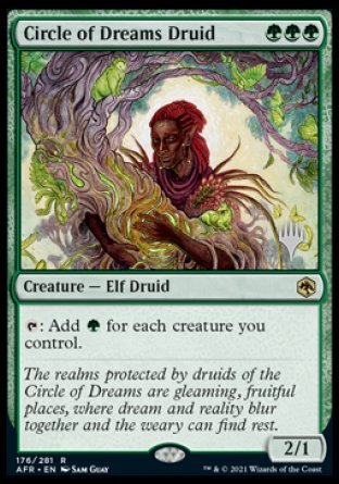 Circle of Dreams Druid (Promo Pack) [Dungeons & Dragons: Adventures in the Forgotten Realms Promos] | I Want That Stuff Brandon