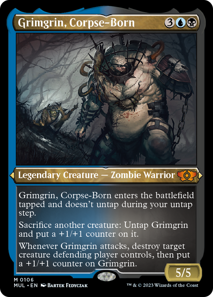 Grimgrin, Corpse-Born (Foil Etched) [Multiverse Legends] | I Want That Stuff Brandon