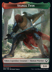 Soldier // Stangg Twin Double-Sided Token [Dominaria United Tokens] | I Want That Stuff Brandon