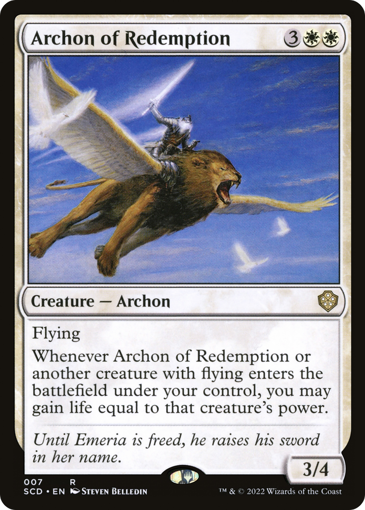 Archon of Redemption [Starter Commander Decks] | I Want That Stuff Brandon