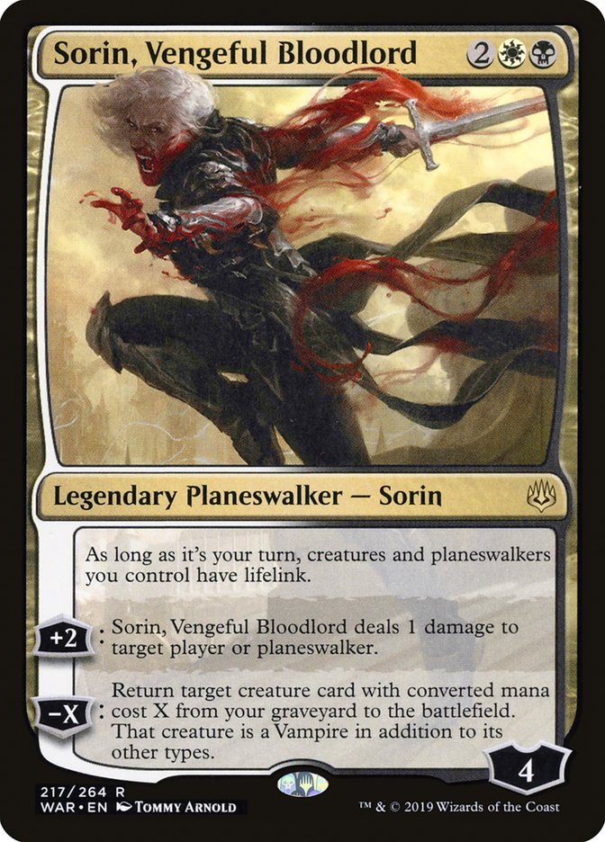 Sorin, Vengeful Bloodlord [War of the Spark] | I Want That Stuff Brandon