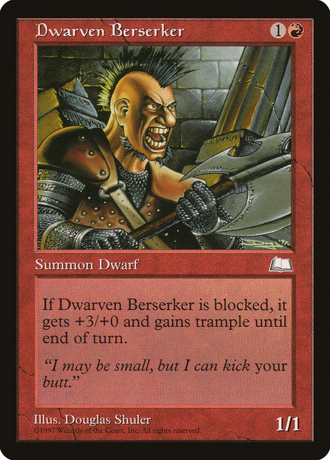 Dwarven Berserker [Weatherlight] | I Want That Stuff Brandon