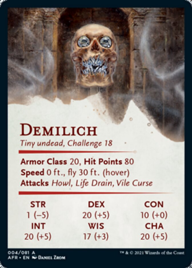 Demilich Art Card [Dungeons & Dragons: Adventures in the Forgotten Realms Art Series] | I Want That Stuff Brandon