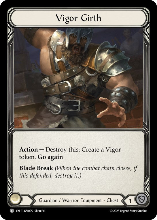 Vigor Girth [KSI005] (Heavy Hitters Kassai Blitz Deck) | I Want That Stuff Brandon