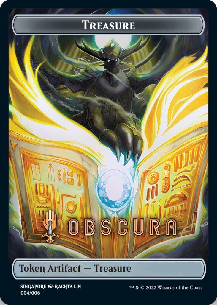 Treasure Token (Obscura) (Southeast Asia Artists) [Streets of New Capenna Tokens] | I Want That Stuff Brandon