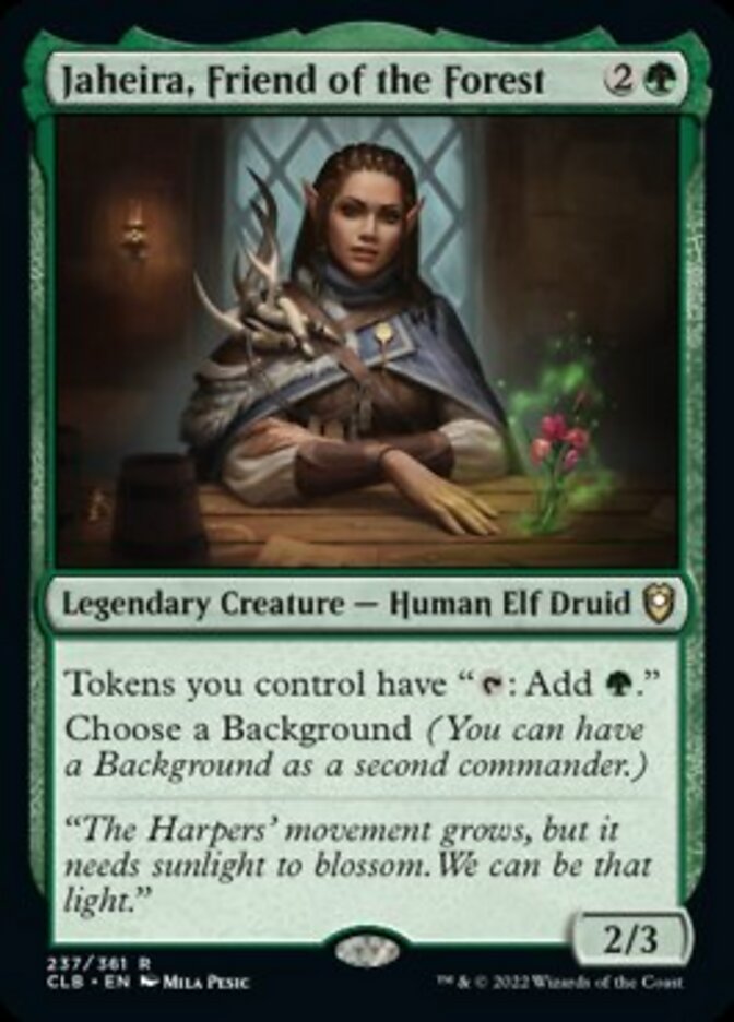 Jaheira, Friend of the Forest [Commander Legends: Battle for Baldur's Gate] | I Want That Stuff Brandon