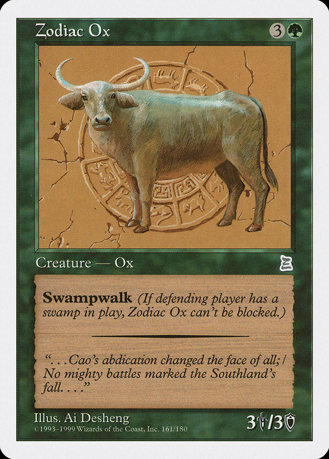Zodiac Ox [Portal Three Kingdoms] | I Want That Stuff Brandon