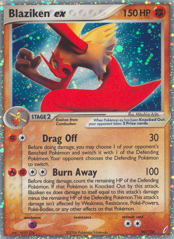 Blaziken ex (90/100) [EX: Crystal Guardians] | I Want That Stuff Brandon