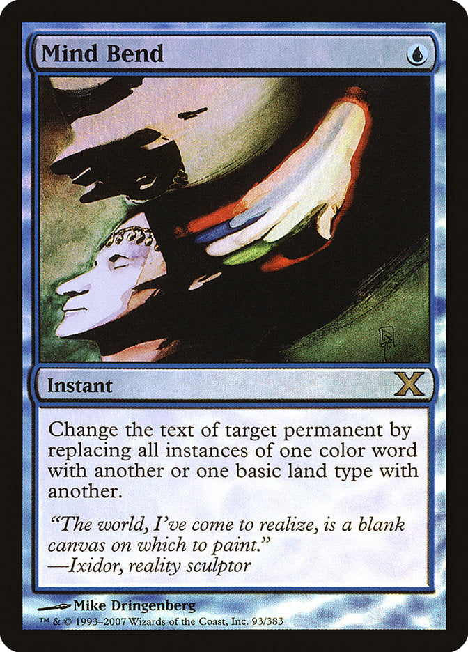 Mind Bend (Premium Foil) [Tenth Edition] | I Want That Stuff Brandon