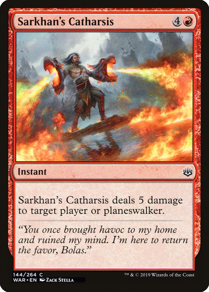 Sarkhan's Catharsis [War of the Spark] | I Want That Stuff Brandon