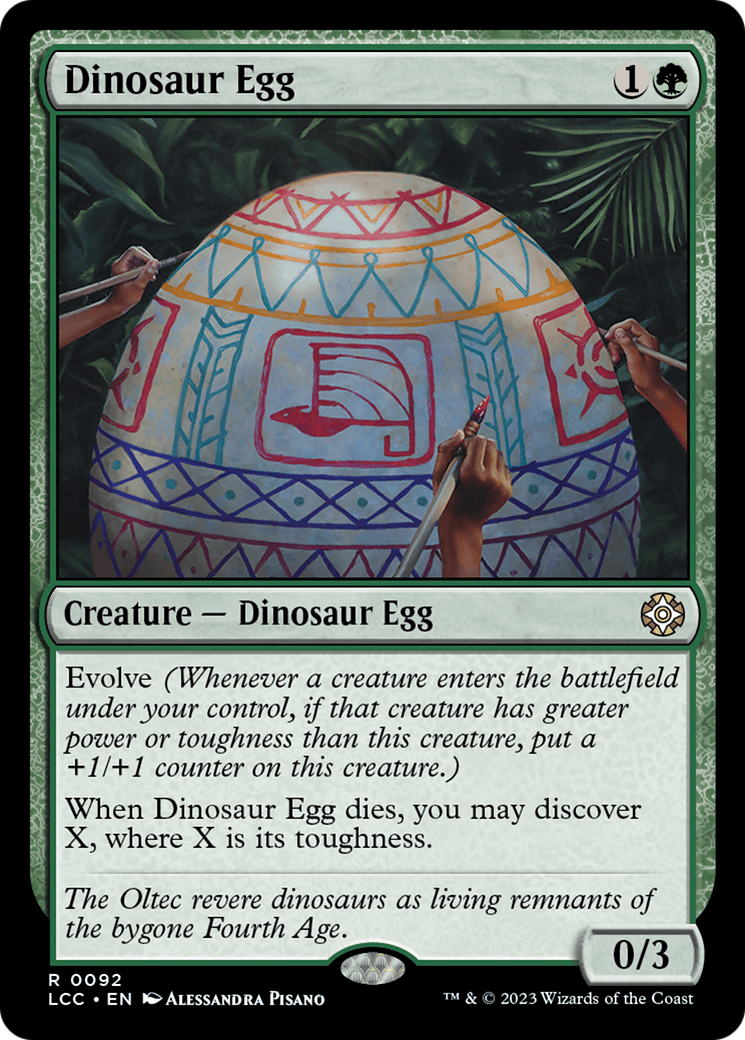 Dinosaur Egg [The Lost Caverns of Ixalan Commander] | I Want That Stuff Brandon