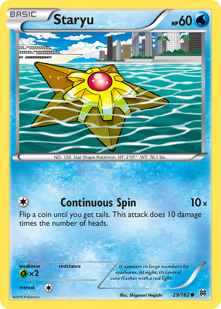 Staryu (29/162) [XY: BREAKthrough] | I Want That Stuff Brandon