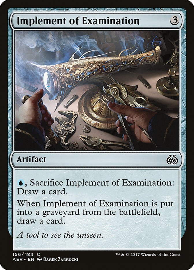 Implement of Examination [Aether Revolt] | I Want That Stuff Brandon