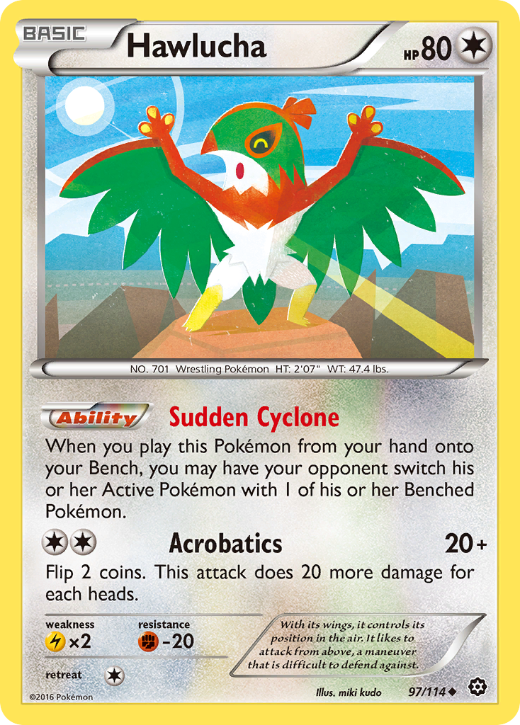 Hawlucha (97/114) [XY: Steam Siege] | I Want That Stuff Brandon