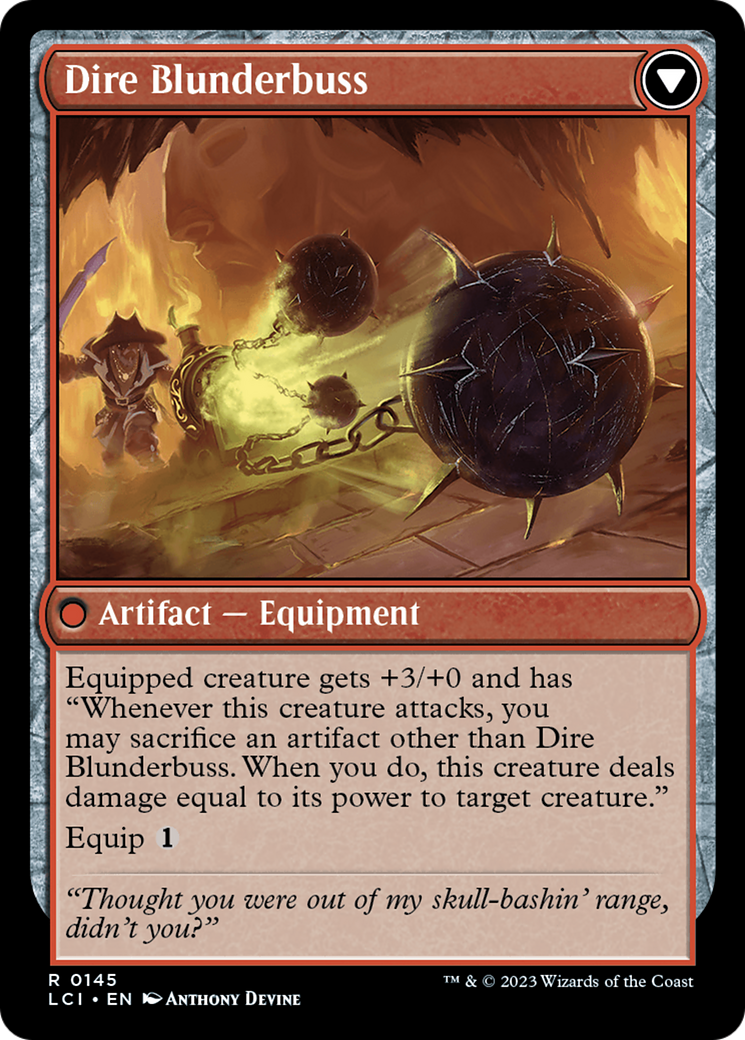 Dire Flail [The Lost Caverns of Ixalan] | I Want That Stuff Brandon