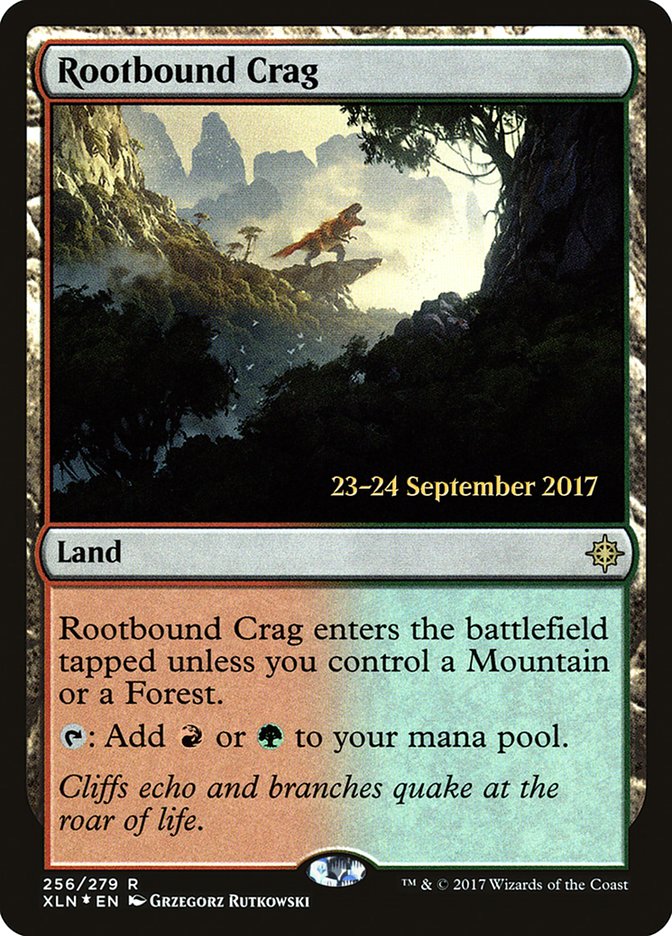 Rootbound Crag [Ixalan Prerelease Promos] | I Want That Stuff Brandon