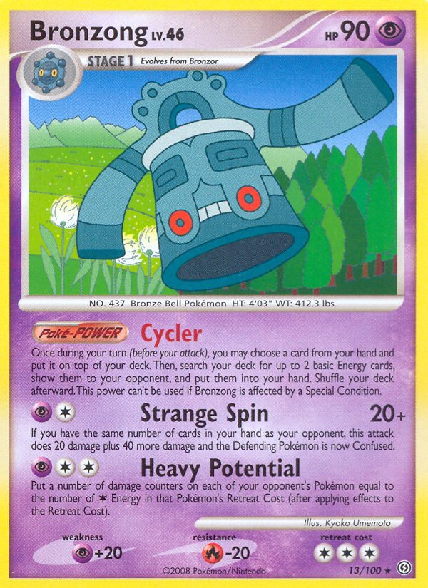 Bronzong (13/100) [Diamond & Pearl: Stormfront] | I Want That Stuff Brandon