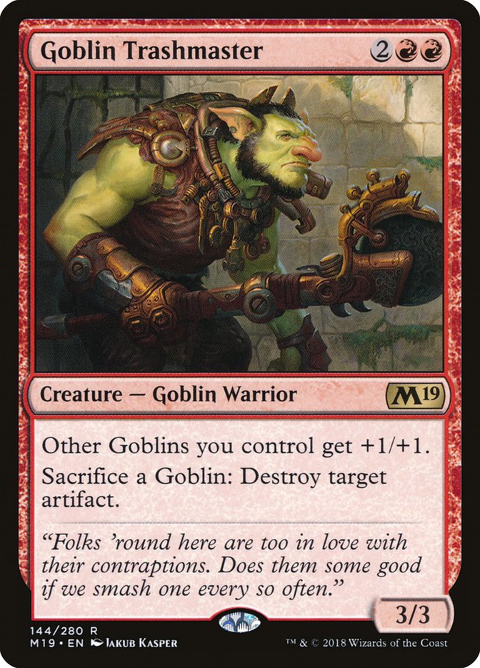 Goblin Trashmaster [Core Set 2019] | I Want That Stuff Brandon