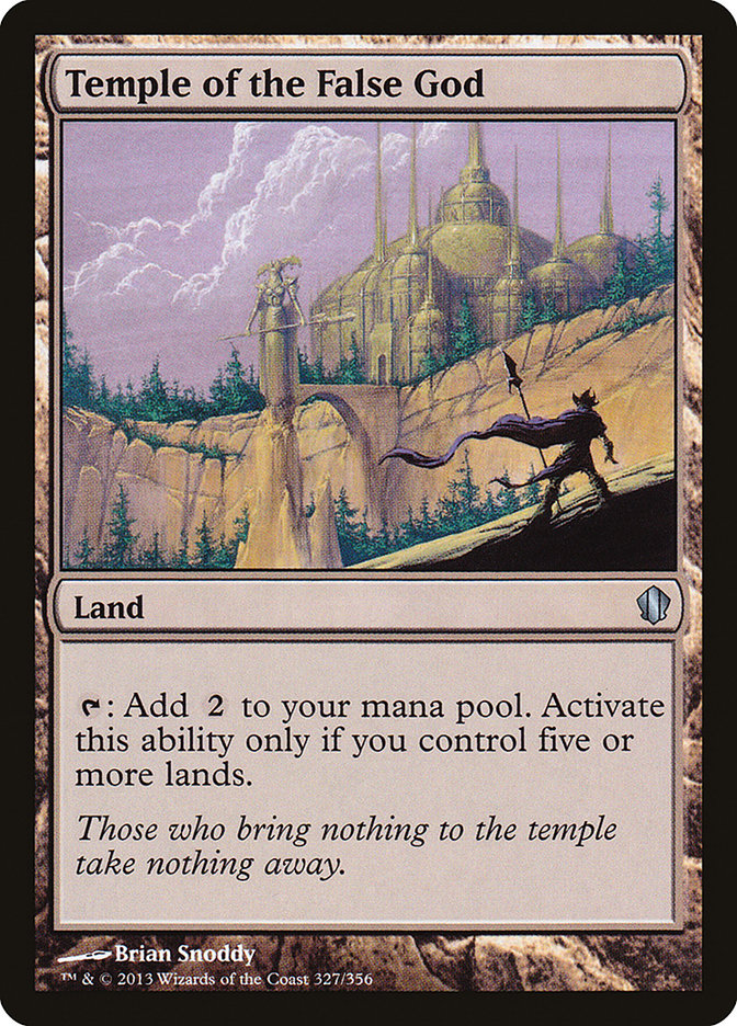 Temple of the False God [Commander 2013] | I Want That Stuff Brandon