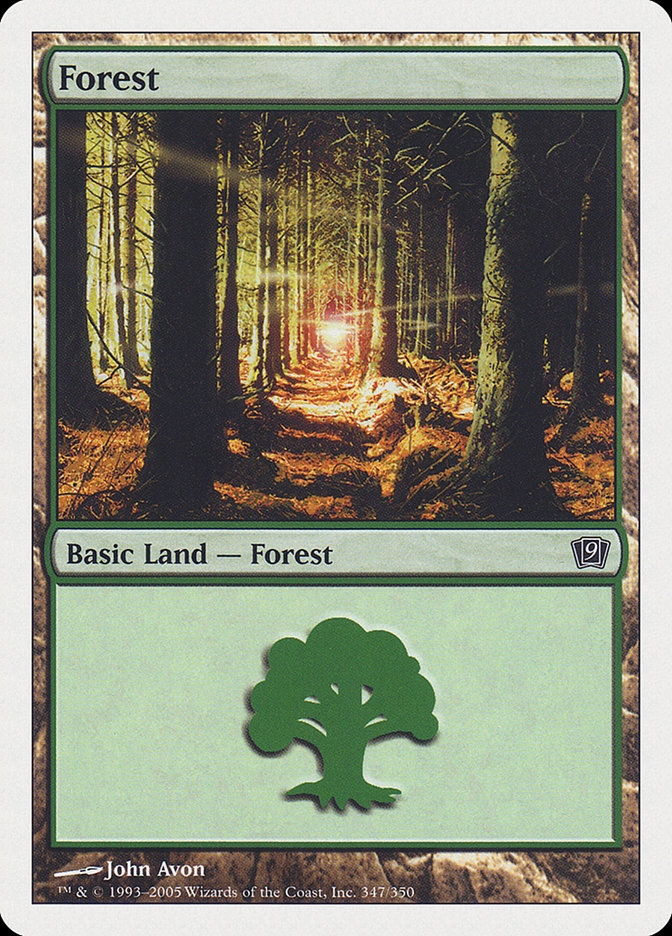 Forest (347) [Ninth Edition] | I Want That Stuff Brandon