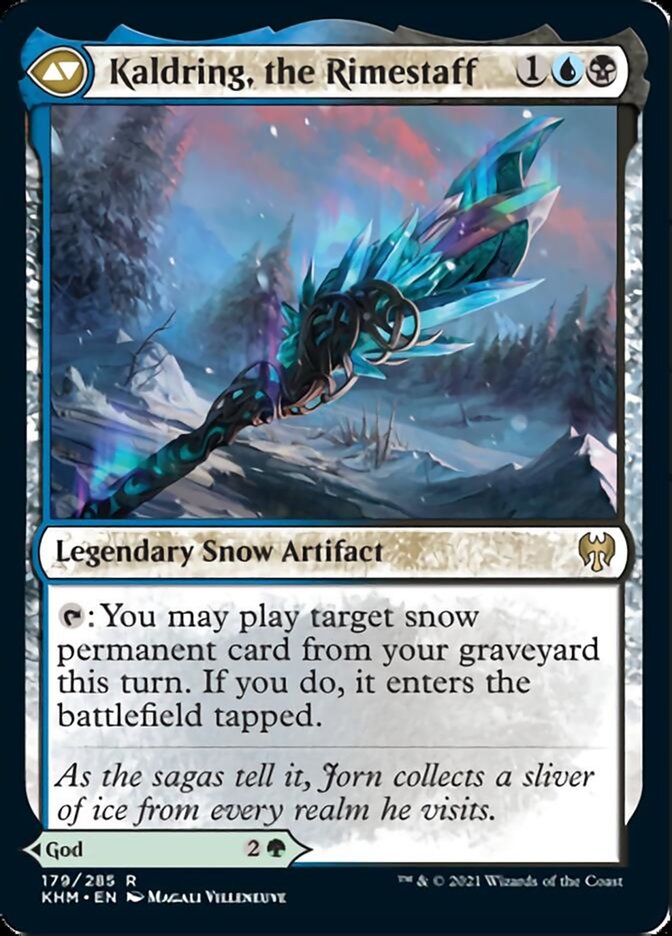 Jorn, God of Winter // Kaldring, the Rimestaff [Kaldheim] | I Want That Stuff Brandon