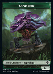 Saproling // Zombie Double-Sided Token [Dominaria United Tokens] | I Want That Stuff Brandon