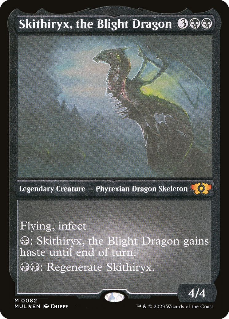 Skithiryx, the Blight Dragon (Foil Etched) [Multiverse Legends] | I Want That Stuff Brandon
