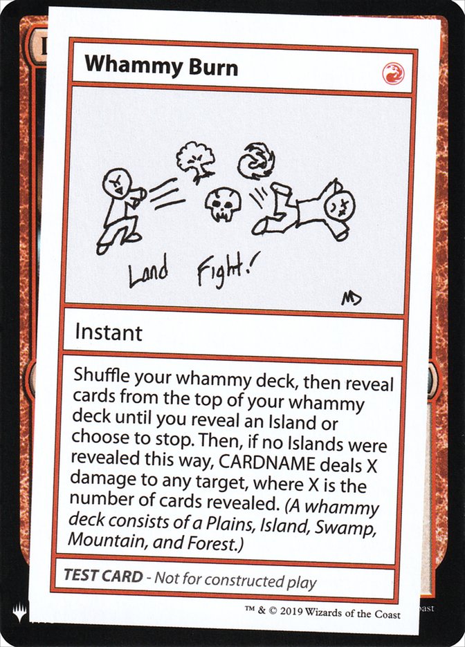 Whammy Burn [Mystery Booster Playtest Cards] | I Want That Stuff Brandon