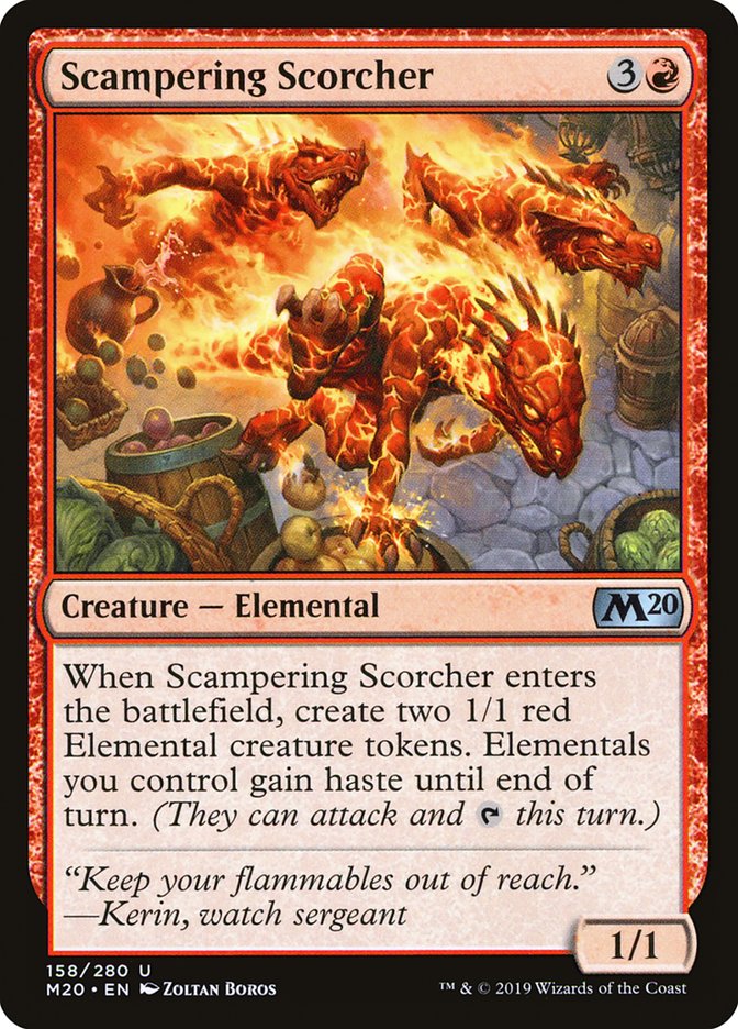 Scampering Scorcher [Core Set 2020] | I Want That Stuff Brandon