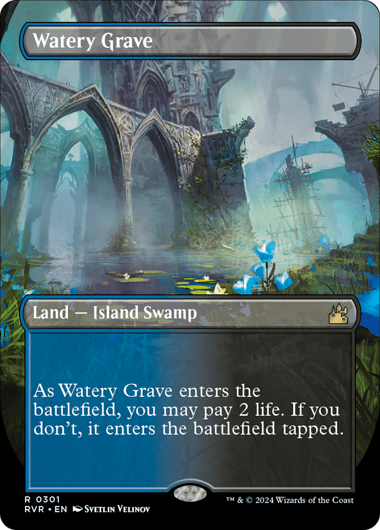 Watery Grave (Borderless) [Ravnica Remastered] | I Want That Stuff Brandon