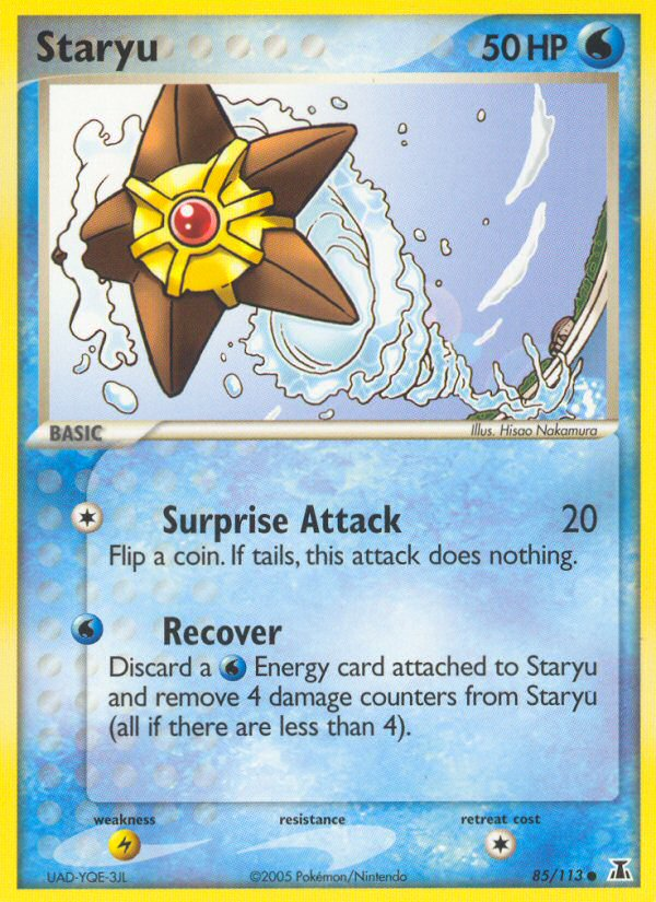 Staryu (85/113) [EX: Delta Species] | I Want That Stuff Brandon