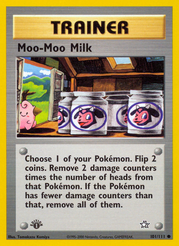 Moo-Moo Milk (101/111) [Neo Genesis 1st Edition] | I Want That Stuff Brandon