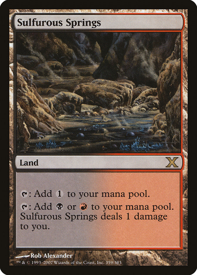 Sulfurous Springs [Tenth Edition] | I Want That Stuff Brandon