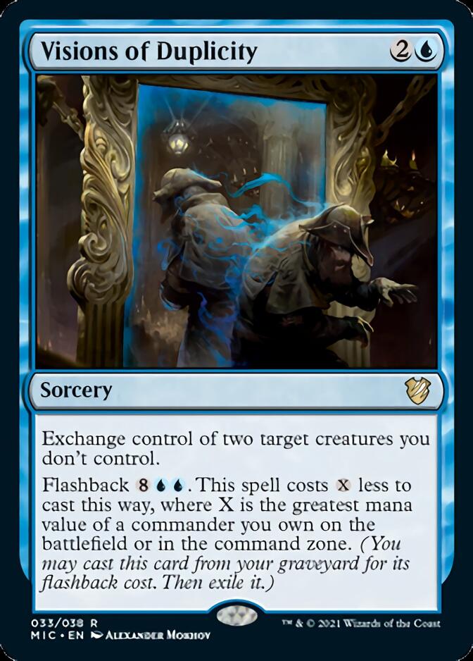 Visions of Duplicity [Innistrad: Midnight Hunt Commander] | I Want That Stuff Brandon