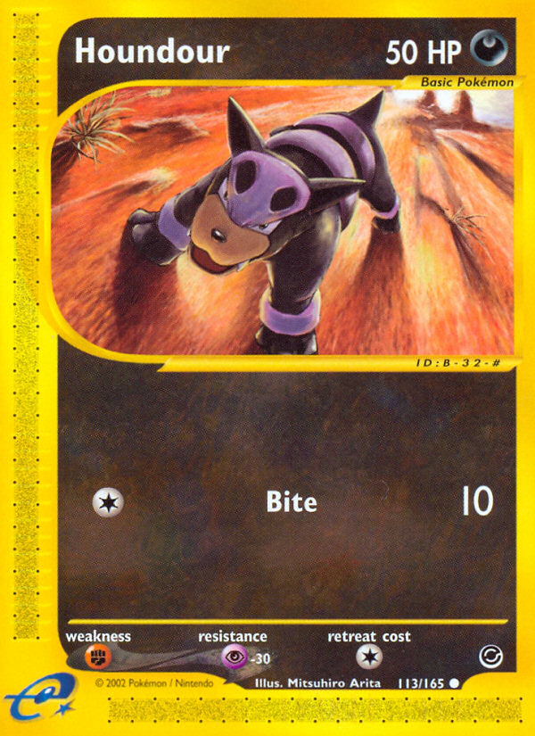 Houndour (113/165) [Expedition: Base Set] | I Want That Stuff Brandon