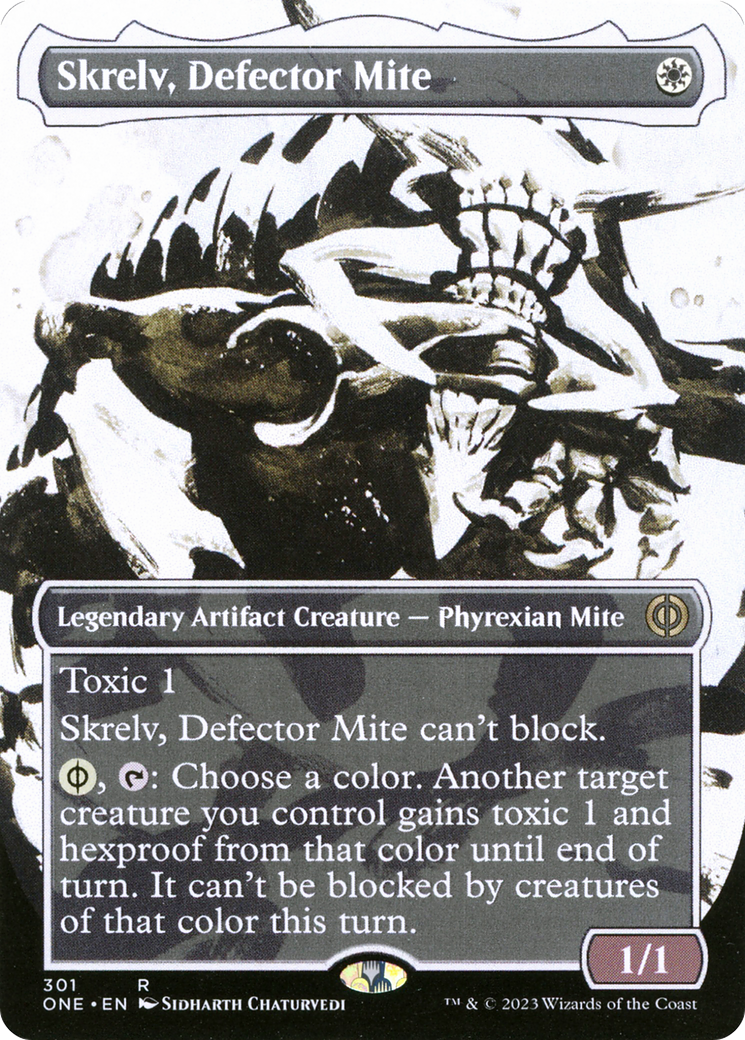 Skrelv, Defector Mite (Borderless Ichor) [Phyrexia: All Will Be One] | I Want That Stuff Brandon