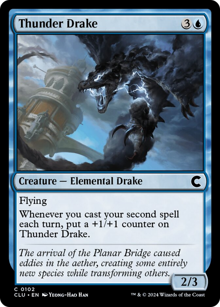 Thunder Drake [Ravnica: Clue Edition] | I Want That Stuff Brandon