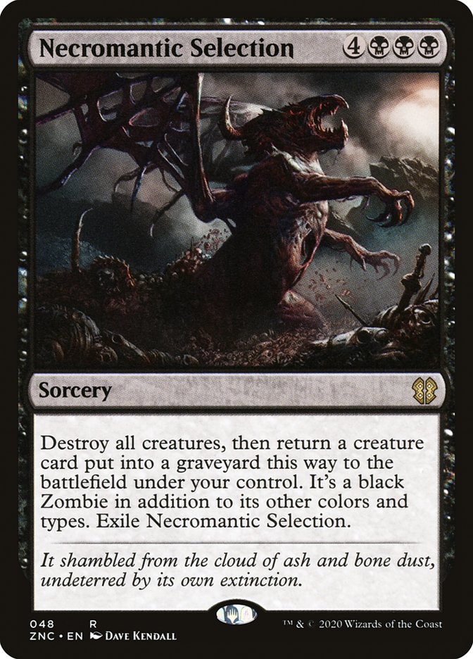 Necromantic Selection [Zendikar Rising Commander] | I Want That Stuff Brandon