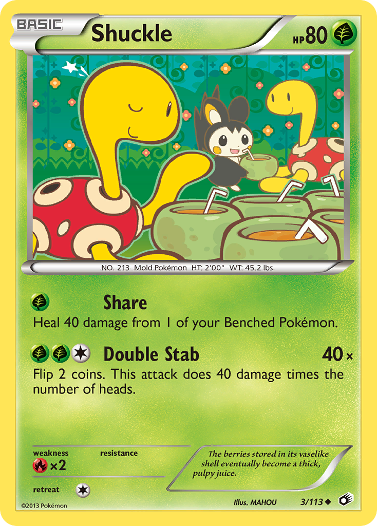 Shuckle (3/113) [Black & White: Legendary Treasures] | I Want That Stuff Brandon