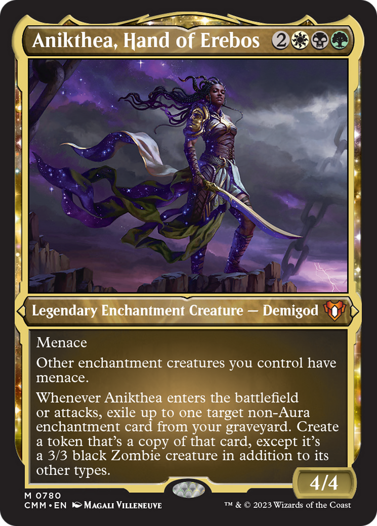 Anikthea, Hand of Erebos (Display Commander) (Foil Etched) [Commander Masters] | I Want That Stuff Brandon