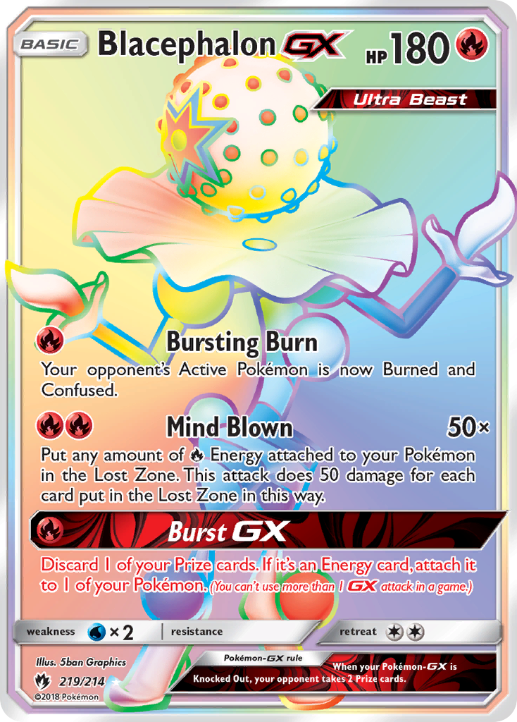 Blacephalon GX (219/214) [Sun & Moon: Lost Thunder] | I Want That Stuff Brandon