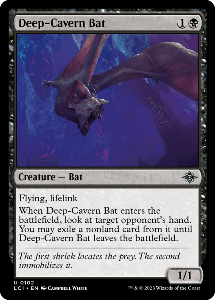 Deep-Cavern Bat [The Lost Caverns of Ixalan] | I Want That Stuff Brandon