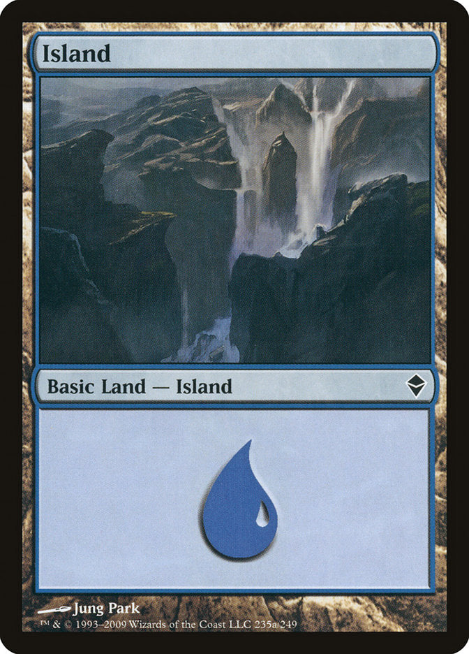 Island (235a) [Zendikar] | I Want That Stuff Brandon