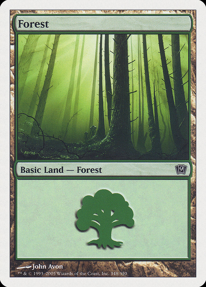 Forest (348) [Ninth Edition] | I Want That Stuff Brandon