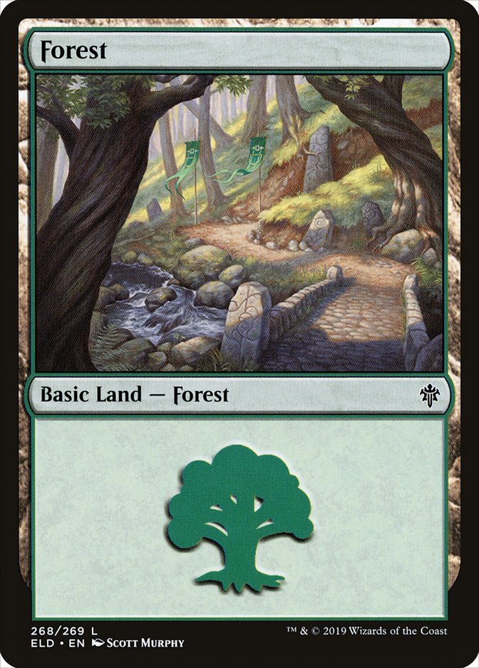 Forest (268) [Throne of Eldraine] | I Want That Stuff Brandon