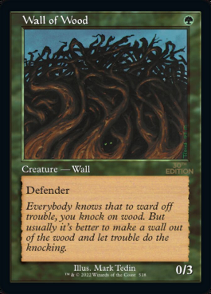 Wall of Wood (Retro) [30th Anniversary Edition] | I Want That Stuff Brandon