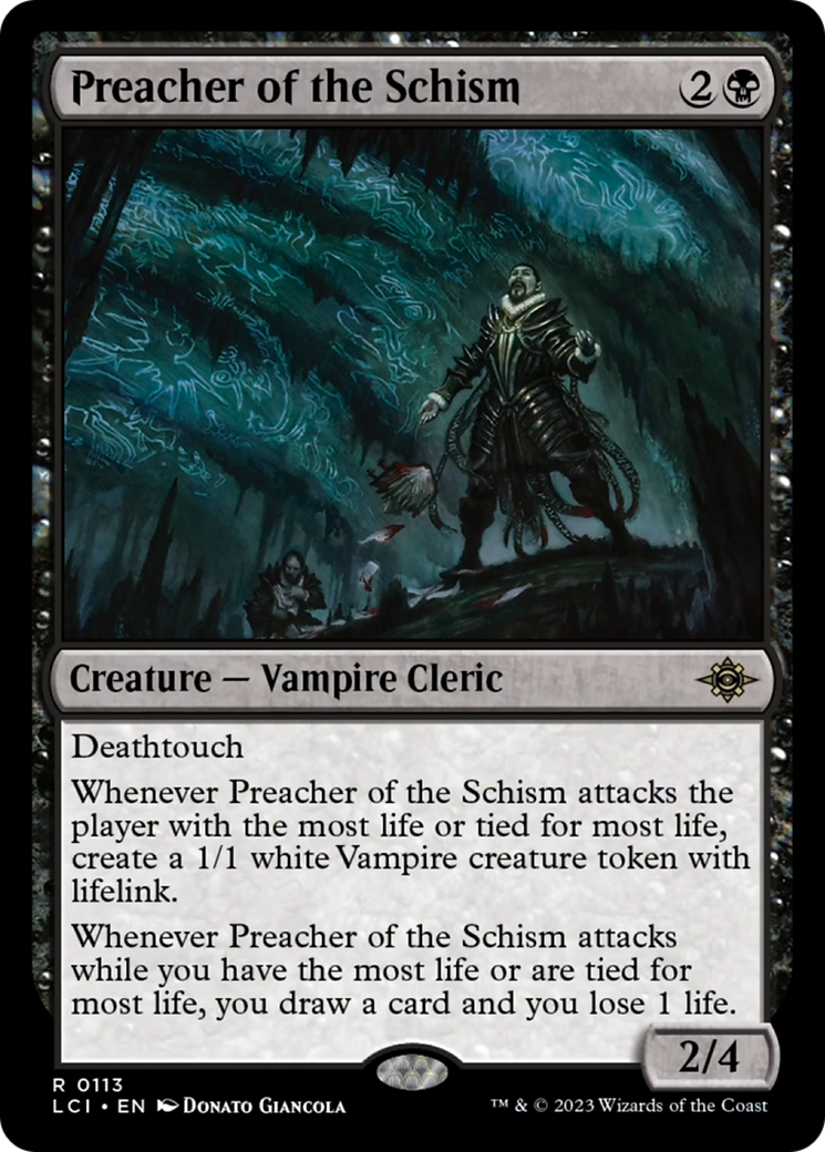 Preacher of the Schism (Extended Art) [The Lost Caverns of Ixalan] | I Want That Stuff Brandon